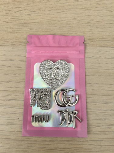 Silver metal craft charm - silver,