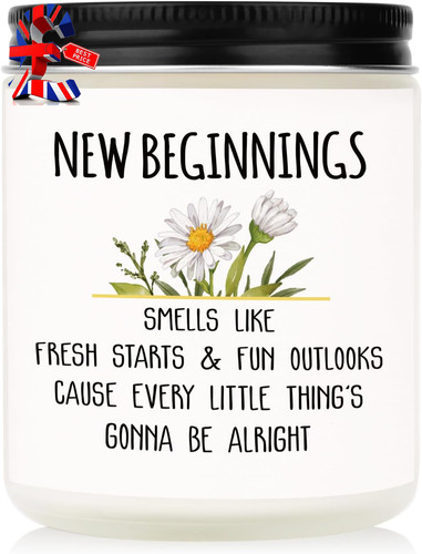 New beginnings candle - beginnings,