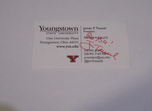 Youngstown state jim tressel - state,