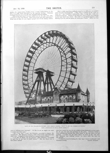 Antique old print big - antique, wheel