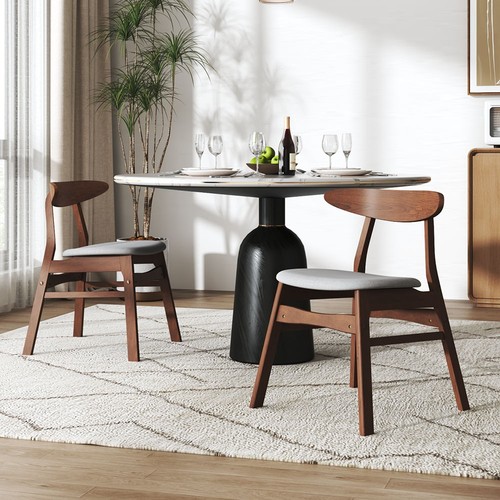Set dining chairs grey - of, 2