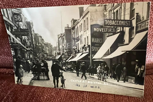 Antique postcard bristol - antique,