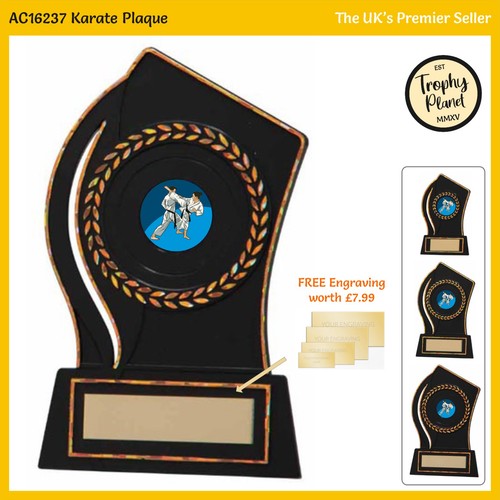 Karate presentation plaque - karate,