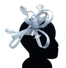 Ladies Feather Comb Fascinator