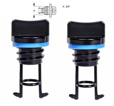 H2o Universal Kayak Boat Drain Plug Pack Of Two (Screws into sleeve)