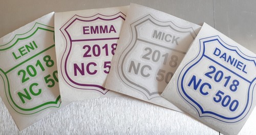 Personalised stickers hen - , do
