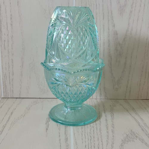 Fenton teal iridescent - fenton,