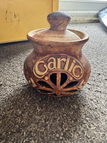 Quantock garlic jar - quantock,