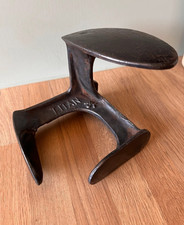 Antique cast iron cobbler’s tree anvil (AJK Jackson ) titan model c1900,s