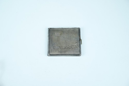 Vintage solid silver engraved - vintage,