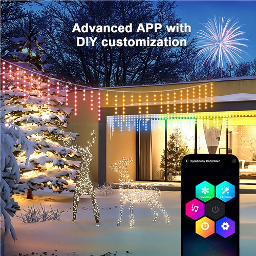 Christmas garland led curtain - led,