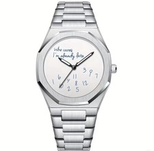 White Dial "Who Cares I'm