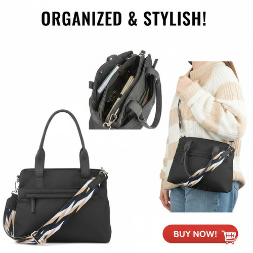 Ladies women black handbag - ladies,