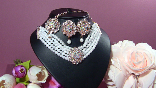 Beautiful rose gold plated - plated, cz-