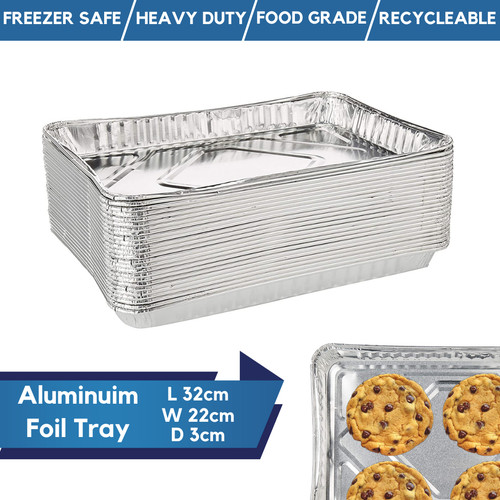 Aluminium foil tray 32 x - foil,