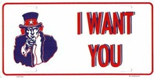 PATRIOTIC UNCLE SAM I WANT YOU