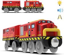 Pretend Battery Operated Locomotive For Thomas Brio Wooden Train Track Kids Toy