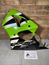 Kawasaki Ninja ZX6R 636 2002 Left Side Fairing Panel Has Some Damage.
