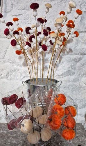 Artificial pumpkins mushroom - pumpkins, &