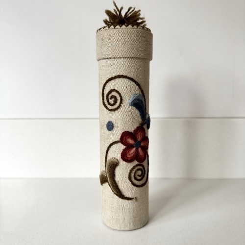 Vintage embroidered needle - vintage,