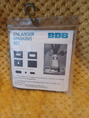 Vintage bdb enlarger masking - vintage,