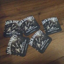 5 x Jack Daniel's Beer Mats