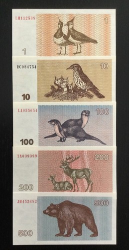 Lithuania set 100 200 - 1,