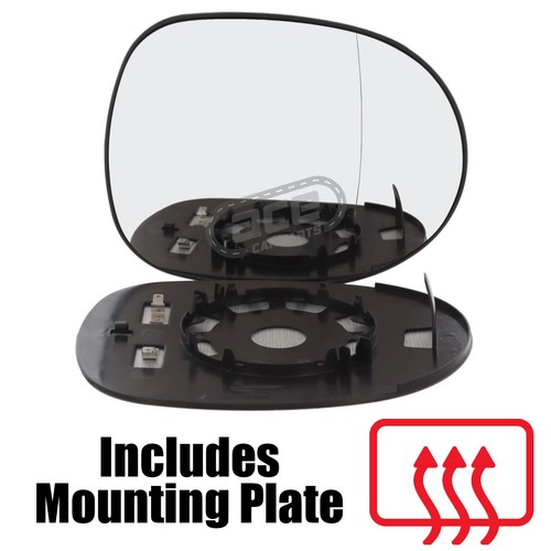 Heated wing door mirror glass - door,