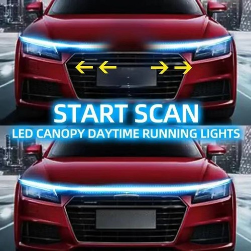 Dynamic meteor led car hood - dynamic,