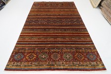 7x10 afghan hand knotted - afghan,