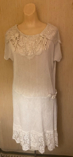 Antique 1920s drop waist - drop,
