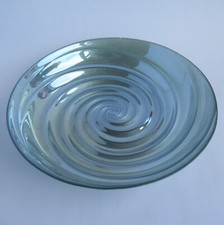 Retro Vintage Light Blue Swirl