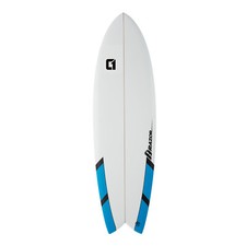 Fish Tail Surfboard - 6ft 3in Razor Fish Tail Epoxy Shortboard from Circle One
