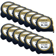 12 x Stanley 8m / 26ft Pocket