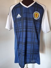 Original Adidas 2015/17 Scotland Home Football Shirt Size Adult Medium 