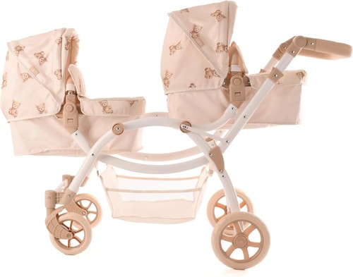 Twin dolls pram - dolls,