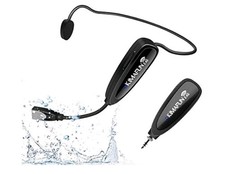 2.4G Headset Microphone Wireless Head-mounted Mic System for fitness/ Teaching