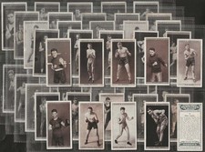 OGDENS-FULL SET- PUGILISTS IN ACTION (1ST SERIES 50 CARDS)