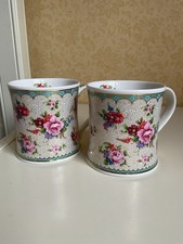 Pair Of Dunoon Mugs “Chintz