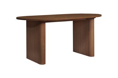 Axel oval fluted dining - fluted, table-