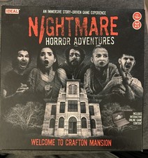 Nightmare Horror Adventures Welcome To Crafton Mansion Board Game Still Sealed