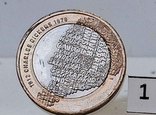 £2.00 coin Charles Dickens 2012 circulated