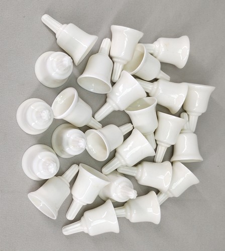 New miniature bone china bells - new,