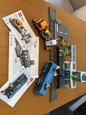 LEGO 60335 City Train Station Bus Rail Truck Building Set 100% complete 