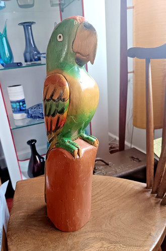 Hand carved painted - &, 40cm”
