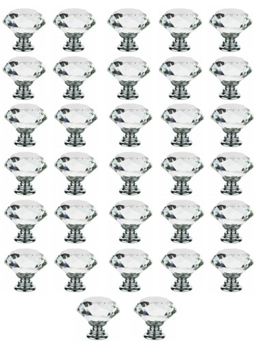 Large crystal diamond glass - crystal,
