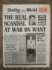 Newspapers SEPT 1987 back issues  Birthday Gift Tabloid & Broadsheets YOU CHOOSE