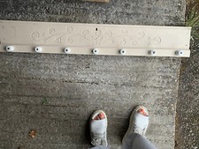 GENUINE Scandinavian Bespoke Up Cycled Wardrobe  PANEL WALL COAT HAT HANGER