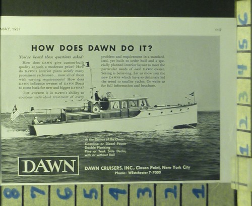 1937 dawn cabin cruiser boat - 1937,