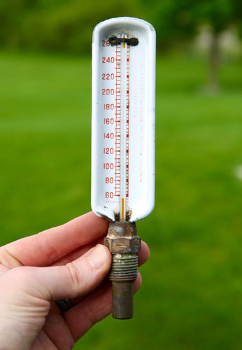 Porcelain thermometer hot - porcelain,